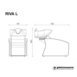 Мойка парикмахерская "RIVA L - JET MASSAGE"