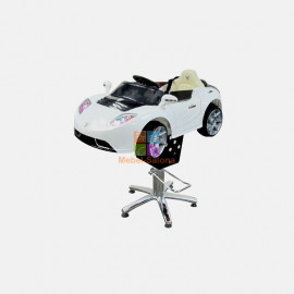 Детское парикмахерское кресло Авто Кабрио А222 КР белый KZ