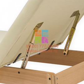 Стационарный двухсекционный массажный стол MM-1А KZ