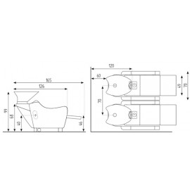 Мойка парикмахерская "WEN PRESTIGE - JET MASSAGE"