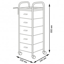 Тележка парикмахерская "Глорис-02"