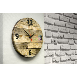 Часы настенные для барбершопа Edmond KZ