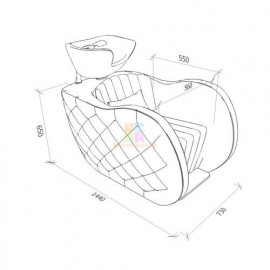 Мужская мойка барбер York KZ
