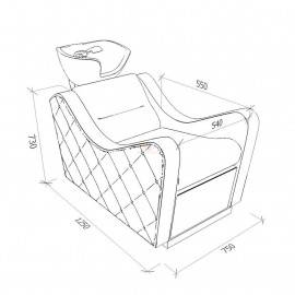 Парикмахерская мойка Prague KZ