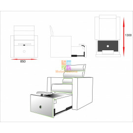 Кресло педикюрное Suppose KZ