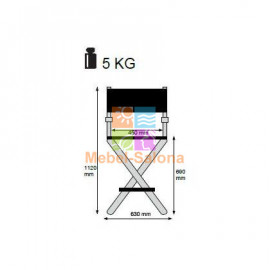 Стул для визажа KZ