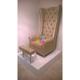 Педикюрное СПА кресло Трон высокий KZ