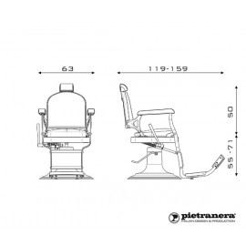 Мужское барбер кресло "560"