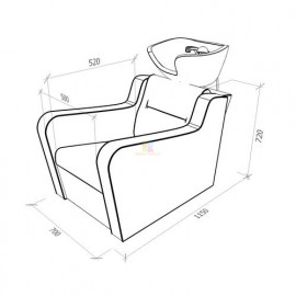 Парикмахерская мойка Atlanta KZ