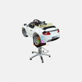 Детское парикмахерское кресло Авто Кабрио А222 КР белый KZ