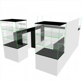 Нейл-Бар из ламината и стекла "N-11"