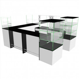 Нейл-Бар из ламината и стекла "N-11"