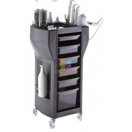 Парикмахерская тележка UP GRADE STYLING BLACK SPEEDY KZ