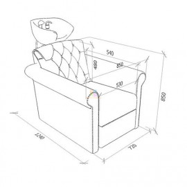 Мойка парикмахерская Vilnius KZ