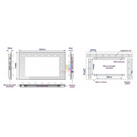 Зеркало визажиста Asia KZ