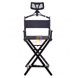 Алюминиевый стул визажиста-бровиста с подголовником KZ