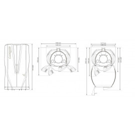 Вертикальный солярий "Luxura V8 48 HIGHBRID"