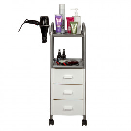 Тележка парикмахерская "Глорис-09" цветные ящики