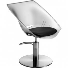 Кресло парикмахерское GINEVRA CONFORT TRANSPARENTE  KZ