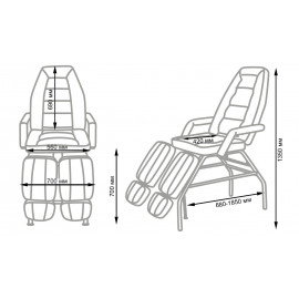 Педикюрное кресло "СП Люкс"