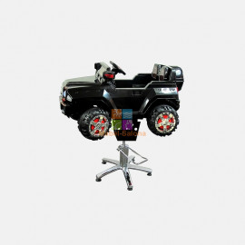 Детское парикмахерское кресло Машинка Мерседес Блэк KZ