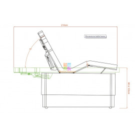 Кушетка массажная-трансформер SPA KZ
