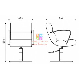 Кресло парикмахерское CLUB KZ