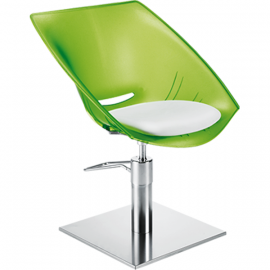 Кресло парикмахерское GINEVRA CONFORT TRANSPARENTE  KZ