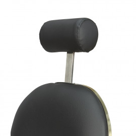 Кресло мужское барбер "Ричард" полированный каркас медного цвета