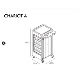 Тележка парикмахерская "CHARIOT A"