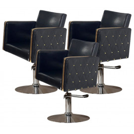 Парикмахерское кресло "Голдиум Блэк Д"