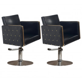 Парикмахерский комплект кресел "Голдиум Блэк"