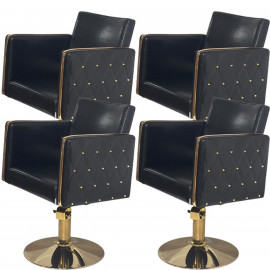 Парикмахерское кресло "Голдиум Блэк З"