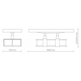 Массажная кушетка "Lumina"