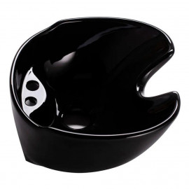 Парикмахерская глубокая раковина SUN&SPA "БРОСС" черная + СЛИВ