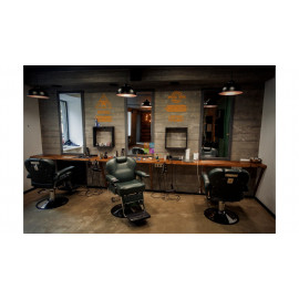 Кресло барбершоп Сатурн KZ