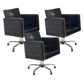 Парикмахерское кресло "Голдиум Блэк"