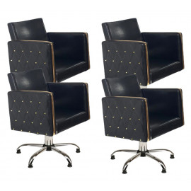 Парикмахерское кресло "Голдиум Блэк"